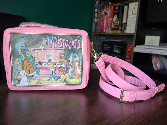 Loungefly Handbags - NWT Loungefly Disney The Aristocats Lunchbox Crossbody Bag